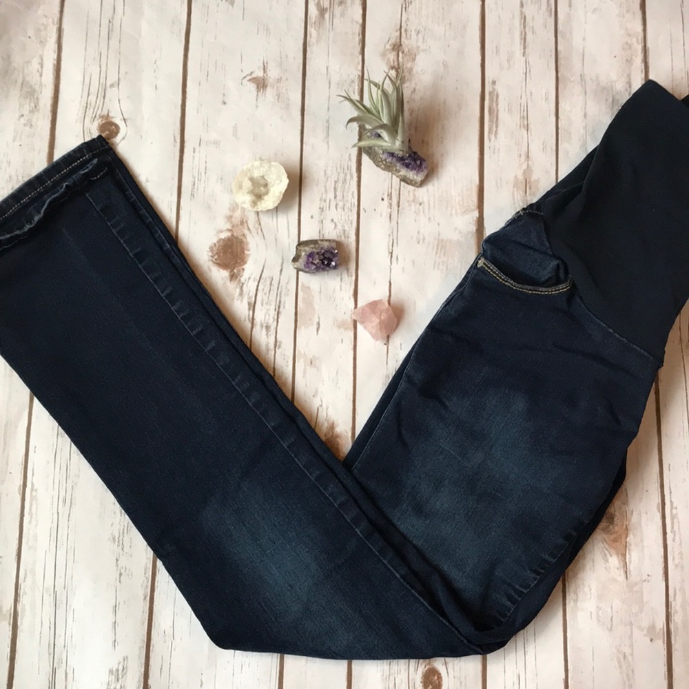 Wall Flower Dark Blue Denim Maternity Jeans